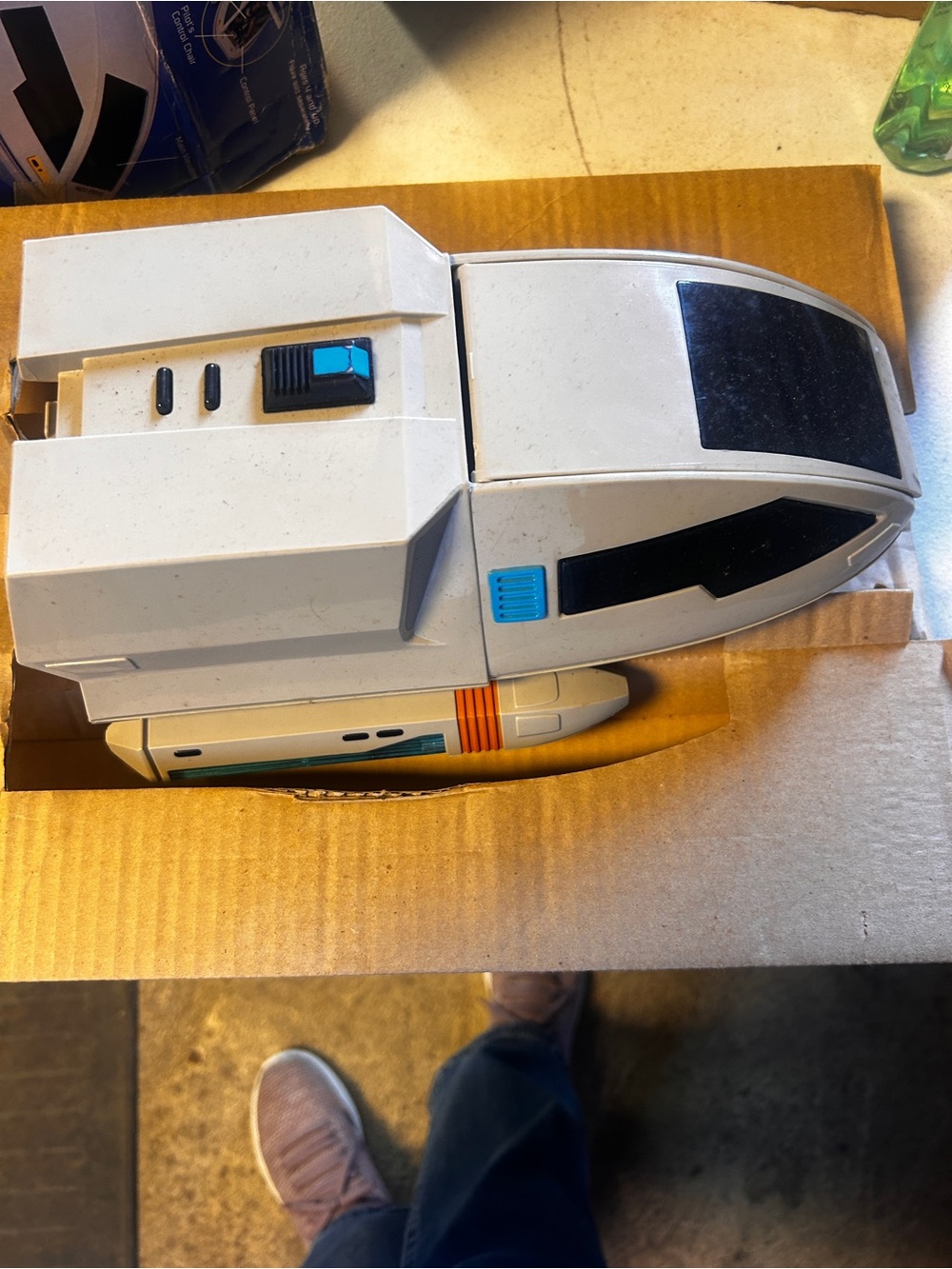 Working 1992 Playmates Star Trek: The Next Generation Shuttlecraft .#126522 - Picture 4 of 7